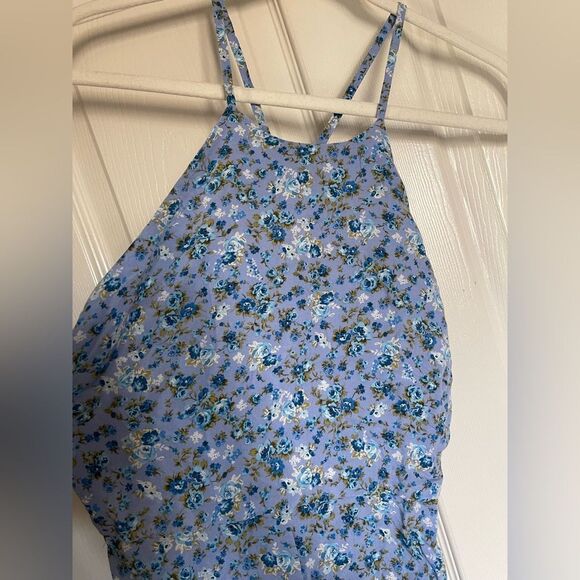 Blue floral forever 21 Medium mini dress - Picture 2 of 5